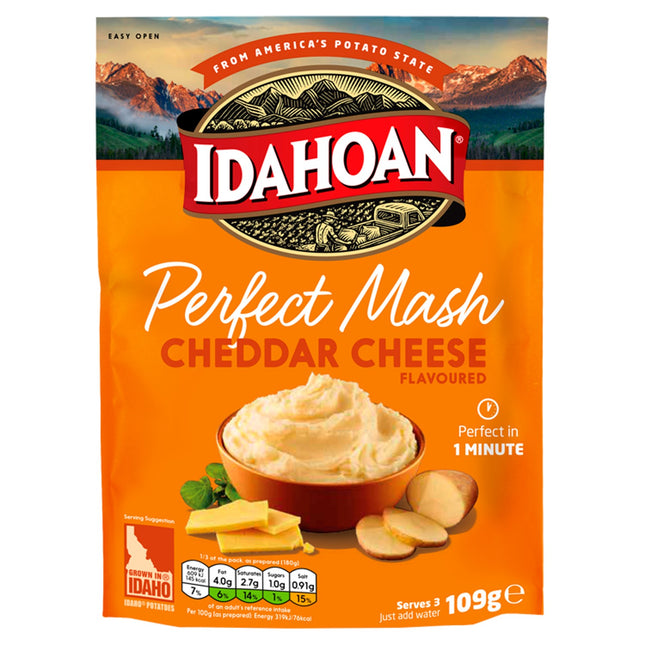 Idahoan Perfect Cheddar Cheese Mash 109g
