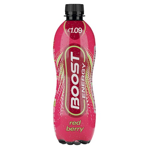 Boost Energy Red Berry 500ml 1.09 12 x 500ml Boost Soft