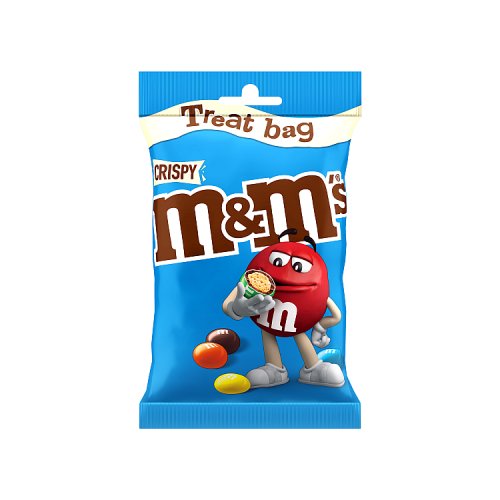 m&m crispy treat