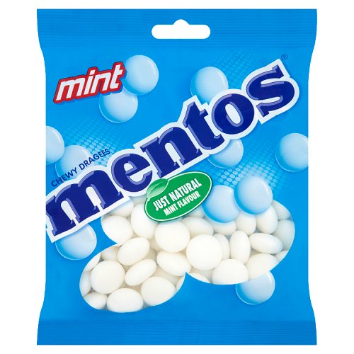 Stock Bureau - MENTOS Présentoir 250 Sachets de 2 Bonbons Mint Menthe