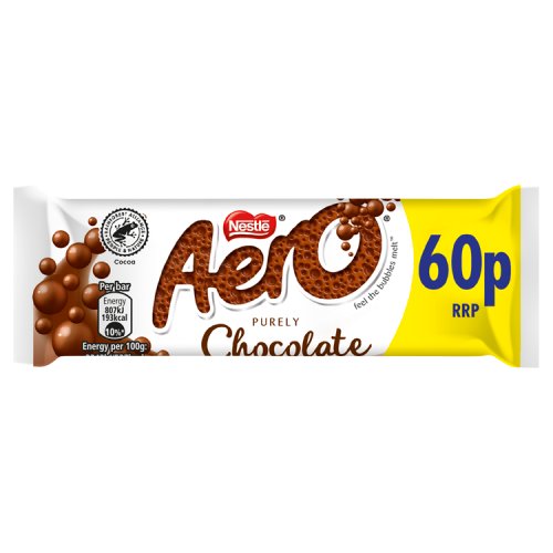 Aero Purely Chocolate 36g 1 x 36g Nestl Chocolate Regular