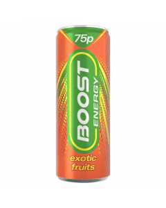 Boost Energy Exotic Fruits 250ml 75p
