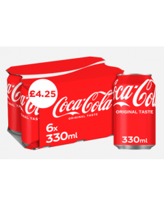 Coca Cola 6pk 4x6x330ml