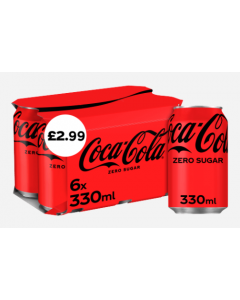 Coca-Cola Zero Sugar 4x6x330ml