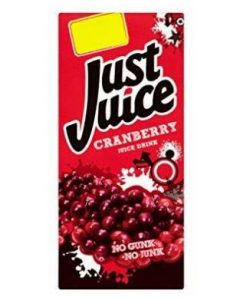 Just Juice Cranberry 1L