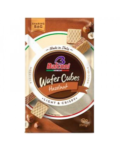 Balconi Wafer Cubes Hazelnut 250g