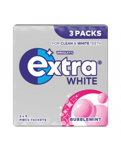 Wrigley's Extra White Bubblemint 3 Packs