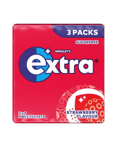 Wrigley's Extra Strawberry 3 Packs
