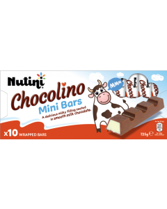 Nutini Chocolino Mini Bars 10pk 125g