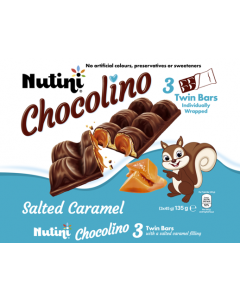 Nutini Chocolino Salt Caramel 3pk 135g