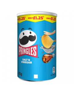 Pringles Salt & Vinegar 12x70g £1.25