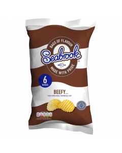 Seabrook Crinkle Cut Beefy 6x25g