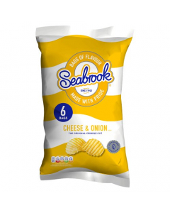 Seabrooks Cheese & Onion 6 Pack