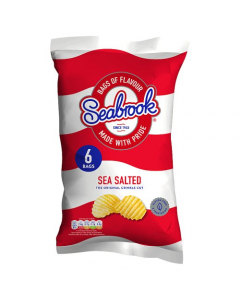 Seabrook Crinkle Cut Sea Salted 6x25g