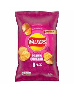 Walkers Prawn Cocktail 6x25g