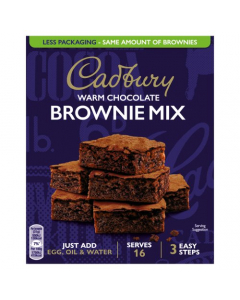 Cadbury Chocolate Brownie Mix Hs 350g