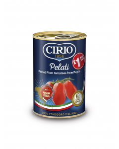 Cirio Peeled Plum Tomatoes PMP £1.19
