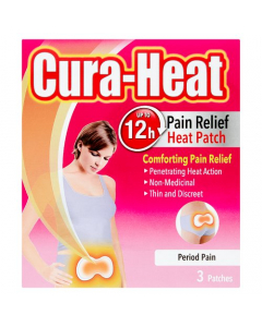 Cura-Heat Period Pain Relief 3s