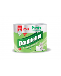 Doublelux Bathroom Tissue 2 Ply 9r