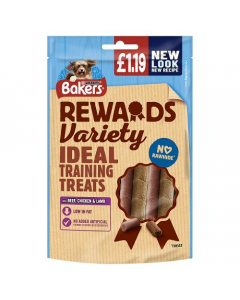 Bakers Rewards Variety Dog Treat 100g