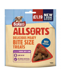 Bakers Allsorts Dog Treats 98g