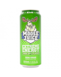 Moose Juice Extreme Energy Green Apple 500ml