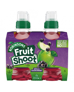 Robinsons Fruit Shoot Apple & Blackcurrant 4x200ml