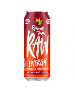 Rubicon Raw Energy Cherry & Pomegranate 500ml