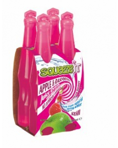 Squeeze It Apple & Raspberry 4x200ml