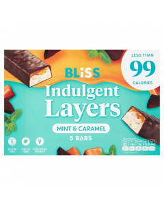 Bliss Indulgent Layers Dark Chocolate Mint & Caramel 125g