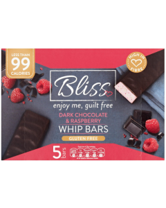 Bliss Dark Chocolate & Raspberry Whip Bars