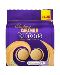 Cadbury Caramilk Buttons 10x90g pmp £1.25