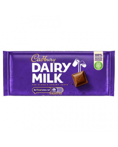 Cadbury Dairy Milk Chocolate Bar 110g