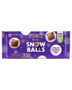 Cadbury Dairy Milk Mini Snowballs Tablet 1