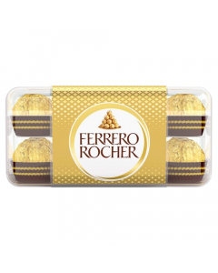 Ferrero Rocher Chocolate Pralines Gift Box of Chocolate 16 Pieces (200g)