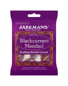 Jakemans Blackcurrant Menthol Sweets 100g