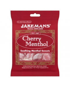 Jakemans Cherry Menthol Sweets 100g