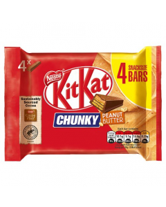 Kit Kat Chunky Peanut Butter 4 Pack 4x34g