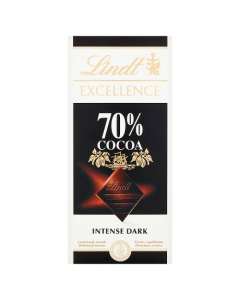Lindt Excellence Dark 70% Cocoa Bar 100g