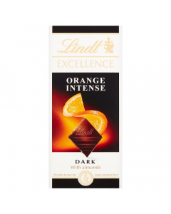 Lindt Excellence Dark Orange Intense Bar 1