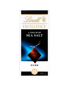 Lindt Excellence Dark Sea Salt Bar 100g