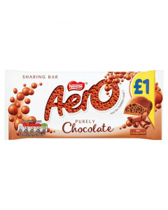 Aero Milk Chocolate Sharing Bar 90g