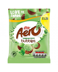 Aero Bubbles Peppermint Bag 80g