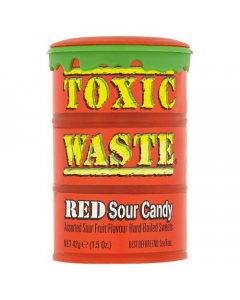 Toxic Waste Red Sour Candy 42g