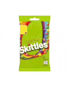 Skittles Crazy Sours Sweets Treat Bag 125g