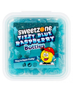 SweetZone Fizzy Blue Raspberry Bottles 170g