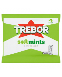 Trebor Softmints Peppermint 4 Rolls