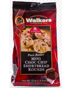 Walkers Shortbread Choc Chip Mini Bags 125