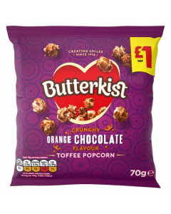 Butterkist Orange N Choc Pcorn 70g