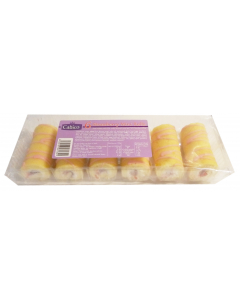 Cabico 6 Strawberry Mini Rolls 150g